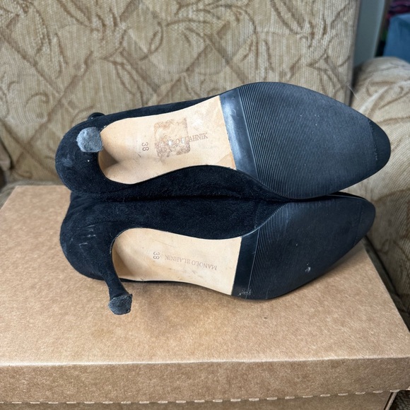Manolo‎ Blahnik suede booties Size 38 - Picture 7 of 9